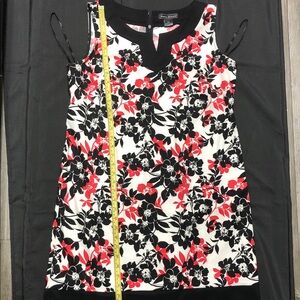 Jessica Howard Black and Red Floral Blouse